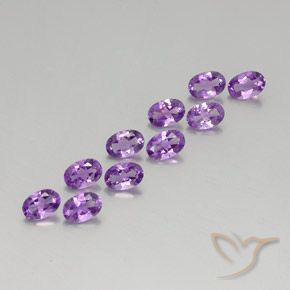 Shop natural 3.82ct ミディアムパープルがかったバイオレット アメジスト gems, 楕円形, from ブラジル at GemSelect. In stock, global shipping!