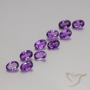 Shop natural 3.86ct ミディアムダークパープルがかったバイオレット アメジスト gems, 楕円形, from ブラジル at GemSelect. In stock, global shipping!