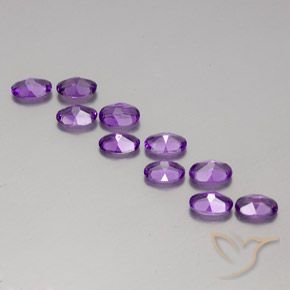 Shop natural 3.86ct ミディアムダークパープルがかったバイオレット アメジスト gems, 楕円形, from ブラジル at GemSelect. In stock, global shipping!