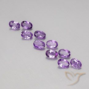 Shop natural 3.62ct ミディアムダークパープルがかったバイオレット アメジスト gems, 楕円形, from ブラジル at GemSelect. In stock, global shipping!