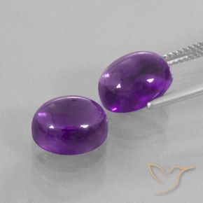 Shop natural 8.38ct ミディアムバイオレット アメジスト gems, 楕円形, from ブラジル at GemSelect. In stock, global shipping!