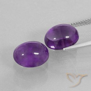 Shop natural 8.82ct ミディアムバイオレット アメジスト gems, 楕円形, from ブラジル at GemSelect. In stock, global shipping!