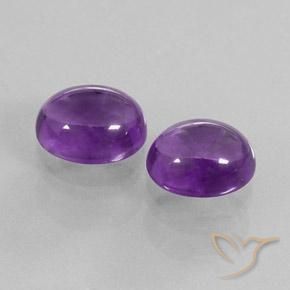 Shop natural 7.61ct ミディアムバイオレット アメジスト gems, 楕円形, from ブラジル at GemSelect. In stock, global shipping!