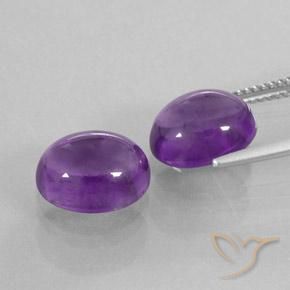 Shop natural 7.61ct ミディアムバイオレット アメジスト gems, 楕円形, from ブラジル at GemSelect. In stock, global shipping!