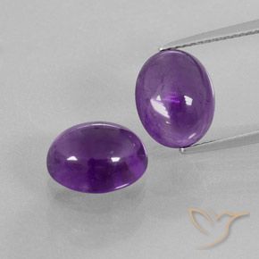 Shop natural 7.44ct ミディアムバイオレット アメジスト gems, 楕円形, from ブラジル at GemSelect. In stock, global shipping!