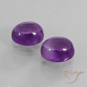 Shop natural 8.10ct ミディアムバイオレット アメジスト gems, 楕円形, from ブラジル at GemSelect. In stock, global shipping!