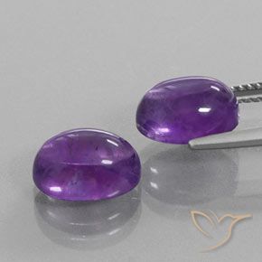 Shop natural 6.37ct ミディアム薄いバイオレット アメジスト gems, 楕円形, from ブラジル at GemSelect. In stock, global shipping!