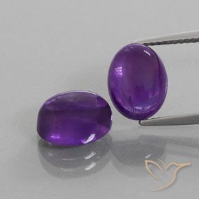 Shop natural 6.76ct ミディアムバイオレット アメジスト gems, 楕円形, from ブラジル at GemSelect. In stock, global shipping!