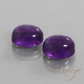 Shop natural 6.76ct ミディアムバイオレット アメジスト gems, 楕円形, from ブラジル at GemSelect. In stock, global shipping!