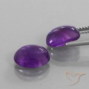 Shop natural 5.23ct ミディアムバイオレット アメジスト gems, 楕円形, from ブラジル at GemSelect. In stock, global shipping!