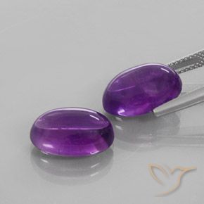 Shop natural 13.00ct ミディアムバイオレット アメジスト gems, 楕円形, from ブラジル at GemSelect. In stock, global shipping!