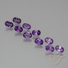 Shop natural 3.97ct ミディアムバイオレット アメジスト gems, 楕円形, from ブラジル at GemSelect. In stock, global shipping!