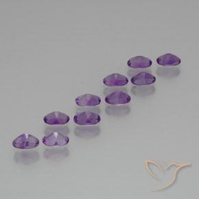Shop natural 4.10ct ミディアムバイオレット アメジスト gems, 楕円形, from ブラジル at GemSelect. In stock, global shipping!
