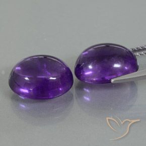 Shop natural 8.09ct ミディアムバイオレット アメジスト gems, 楕円形, from ブラジル at GemSelect. In stock, global shipping!