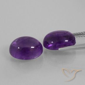 Shop natural 7.85ct ミディアムバイオレット アメジスト gems, 楕円形, from ブラジル at GemSelect. In stock, global shipping!