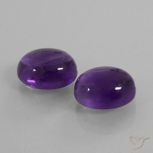 Shop natural 8.43ct ミディアムバイオレット アメジスト gems, 楕円形, from ブラジル at GemSelect. In stock, global shipping!