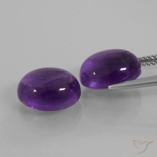 Shop natural 8.43ct ミディアムバイオレット アメジスト gems, 楕円形, from ブラジル at GemSelect. In stock, global shipping!