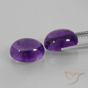 Shop natural 8.12ct ミディアムバイオレット アメジスト gems, 楕円形, from ブラジル at GemSelect. In stock, global shipping!