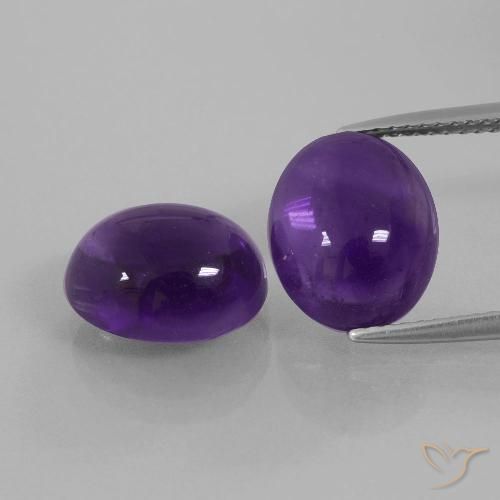Shop natural 8.46ct ミディアムバイオレット アメジスト gems, 楕円形, from ブラジル at GemSelect. In stock, global shipping!