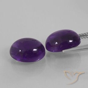 Shop natural 8.46ct ミディアムバイオレット アメジスト gems, 楕円形, from ブラジル at GemSelect. In stock, global shipping!