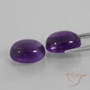 Shop natural 8.17ct ミディアムバイオレット アメジスト gems, 楕円形, from ブラジル at GemSelect. In stock, global shipping!