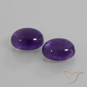 Shop natural 6.90ct ミディアムバイオレット アメジスト gems, 楕円形, from ブラジル at GemSelect. In stock, global shipping!