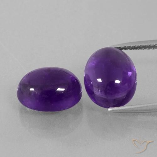 Shop natural 8.09ct ミディアムバイオレット アメジスト gems, 楕円形, from ブラジル at GemSelect. In stock, global shipping!