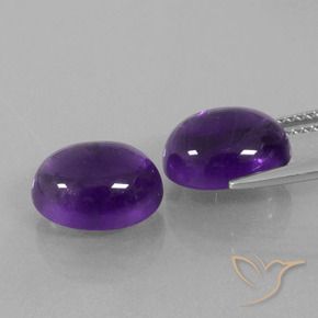 Shop natural 8.09ct ミディアムバイオレット アメジスト gems, 楕円形, from ブラジル at GemSelect. In stock, global shipping!