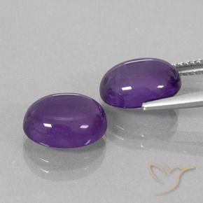 Shop natural 7.55ct ミディアム薄いバイオレット アメジスト gems, 楕円形, from ブラジル at GemSelect. In stock, global shipping!