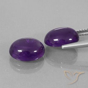Shop natural 6.94ct ミディアム薄いバイオレット アメジスト gems, 楕円形, from ブラジル at GemSelect. In stock, global shipping!