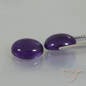 Shop natural 6.87ct ダークバイオレット アメジスト gems, 楕円形, from ブラジル at GemSelect. In stock, global shipping!