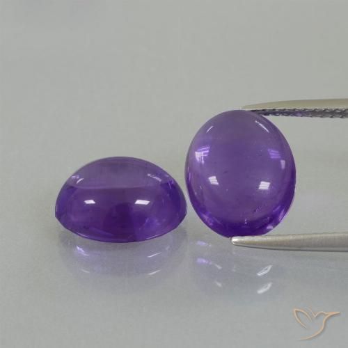 Shop natural 7.12ct ミディアムバイオレット アメジスト gems, 楕円形, from ブラジル at GemSelect. In stock, global shipping!