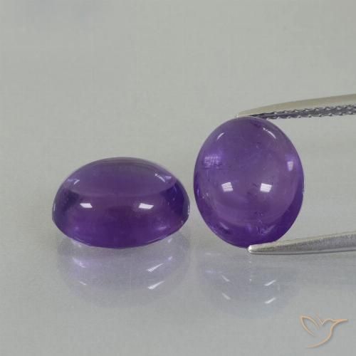 Shop natural 7.76ct ミディアムバイオレット アメジスト gems, 楕円形, from ブラジル at GemSelect. In stock, global shipping!