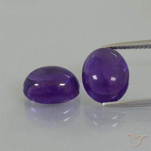 Shop natural 7.84ct ミディアムバイオレット アメジスト gems, 楕円形, from ブラジル at GemSelect. In stock, global shipping!