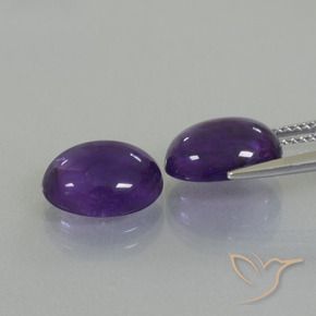 Shop natural 6.87ct ミディアムバイオレット アメジスト gems, 楕円形, from ブラジル at GemSelect. In stock, global shipping!