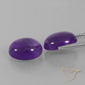 Shop natural 7.15ct ミディアムバイオレット アメジスト gems, 楕円形, from ブラジル at GemSelect. In stock, global shipping!