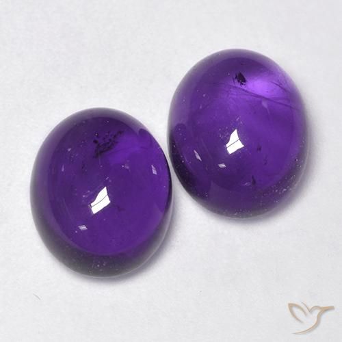 Shop natural 7.70ct ミディアムバイオレット アメジスト gems, 楕円形, from ブラジル at GemSelect. In stock, global shipping!