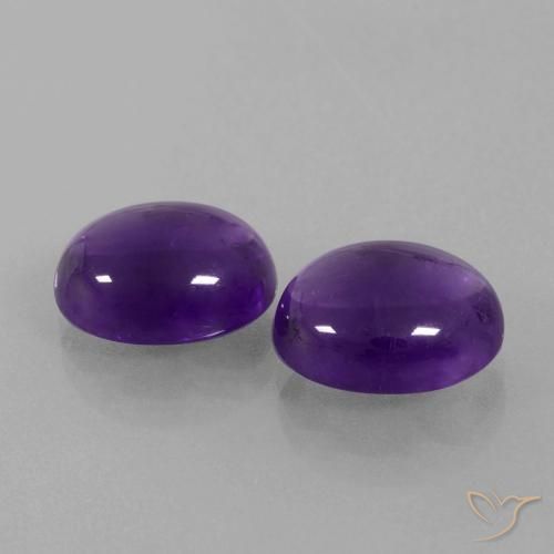 Shop natural 7.39ct ミディアムバイオレット アメジスト gems, 楕円形, from ブラジル at GemSelect. In stock, global shipping!