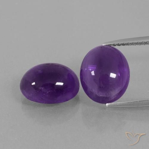 Shop natural 7.12ct ミディアムバイオレット アメジスト gems, 楕円形, from ブラジル at GemSelect. In stock, global shipping!