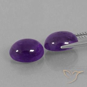 Shop natural 7.12ct ミディアムバイオレット アメジスト gems, 楕円形, from ブラジル at GemSelect. In stock, global shipping!