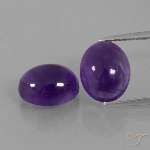 Shop natural 8.43ct ミディアムバイオレット アメジスト gems, 楕円形, from ブラジル at GemSelect. In stock, global shipping!