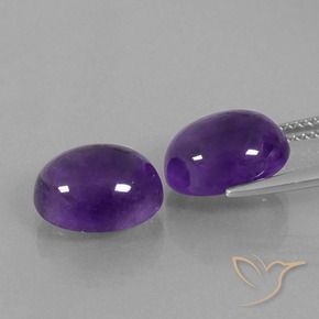 Shop natural 8.43ct ミディアムバイオレット アメジスト gems, 楕円形, from ブラジル at GemSelect. In stock, global shipping!