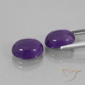 Shop natural 5.40ct ミディアムバイオレット アメジスト gems, 楕円形, from ブラジル at GemSelect. In stock, global shipping!