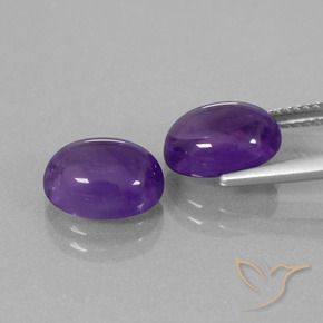 Shop natural 5.72ct ミディアムバイオレット アメジスト gems, 楕円形, from ブラジル at GemSelect. In stock, global shipping!