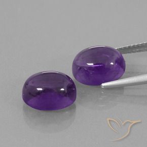 Shop natural 6.68ct ミディアムバイオレット アメジスト gems, 楕円形, from ブラジル at GemSelect. In stock, global shipping!