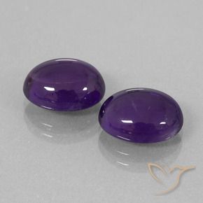 Shop natural 7.30ct ミディアムバイオレット アメジスト gems, 楕円形, from ブラジル at GemSelect. In stock, global shipping!