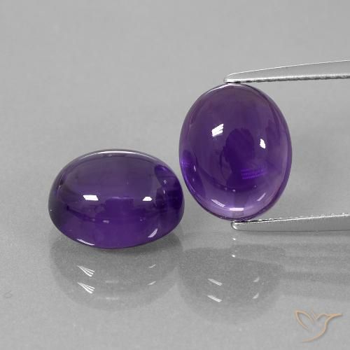Shop natural 9.22ct ミディアムバイオレット アメジスト gems, 楕円形, from ブラジル at GemSelect. In stock, global shipping!