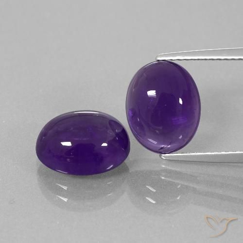 Shop natural 7.45ct ミディアムバイオレット アメジスト gems, 楕円形, from ブラジル at GemSelect. In stock, global shipping!