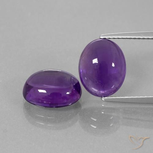 Shop natural 7.64ct ミディアムバイオレット アメジスト gems, 楕円形, from ブラジル at GemSelect. In stock, global shipping!