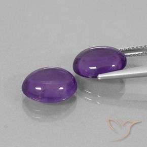 Shop natural 6.69ct ミディアム薄いバイオレット アメジスト gems, 楕円形, from ブラジル at GemSelect. In stock, global shipping!